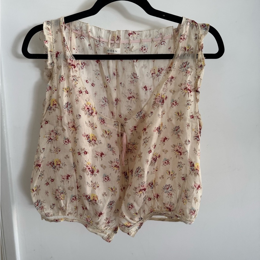 Dôen Traveler Top in Floral